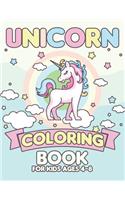 Unicorn Coloring Book for Kids Ages 4-8