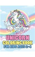 Unicorn Coloring Book for Kids Ages 2-4