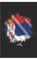 Serbia Notebook: Serbia Notebook - college book - diary - journal - booklet - memo - composition book - 120 sheets - Dot Grid paper 6x9 inch