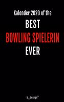 Kalender 2020 für Bowling Spieler / Bowling Spielerin