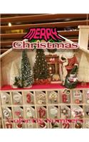 Merry Christmas Color By Numbers: a beautiful colouring book with Christmas designs on a black background, for gloriously vivid colours