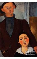 Modigliani Notebook: Jaques and Berthe Lipchitz Journal - 100-Page Beautiful Lined Art Notebook - 6 X 9 Artsy Journal Notebook (Art Masterpieces)