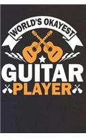 World's Okayest Guitar Player: Notebook Journal Diary 110 Lined Page