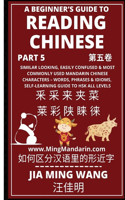 Beginner's Guide To Reading Chinese (Part 5): Similar Looking, Easily Confused & Most Commonly Used Mandarin Chinese Characters - Words, Phrases & Idioms, Self-Learning Guide to HSK All Levels