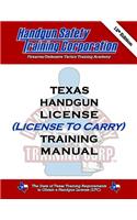 Texas Handgun License (License To Carry) Training Manual, 12th Ed.