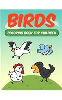 Birds Coloring Book for Children: Fun&easy