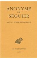 Anonyme de Seguier, Art Du Discours Politique