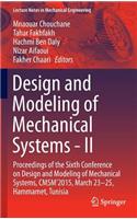 Design and Modeling of Mechanical Systems - II