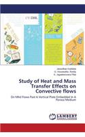 Study of Heat and Mass Transfer Effects on Convective flows