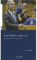 Geert Wilders Speaks Out