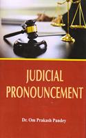 Judicial Pronouncement