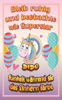 Bleib ruhig und beobachte wie Superstar Dido funkelt während sie das Einhorn färbt