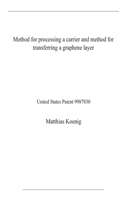 Method for processing a carrier and method for transferring a graphene layer