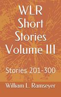 WLR Short Stories Volume III