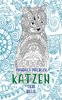 Mandala Malbuch - Billig - Tiere - Katzen