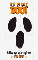 MY FIRST BOO! halloween coloring book for kids