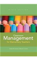 Classroom Management for Elementary Teachers