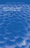 Oxford Poetry by Richard Eedes and George Peele