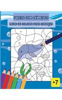 Pintar com números Livro de colorir para crianças