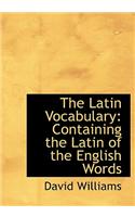 The Latin Vocabulary