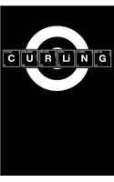 Curling: College Ruled Line Paper Blank Journal to Write In - Lined Writing Notebook for Middle School and College Students