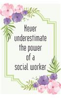 Never underestimate the power of a social worker
