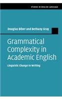 Grammatical Complexity in Academic English