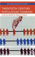 Twentieth Century Population Thinking