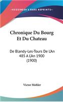 Chronique Du Bourg Et Du Chateau