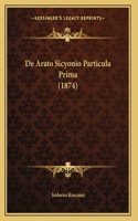 De Arato Sicyonio Particula Prima (1874)