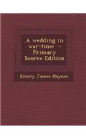 Wedding in War-Time
