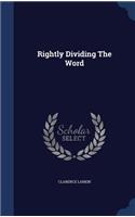 Rightly Dividing The Word