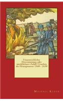 Unausweichlicher Determinismus oder unerklärbarer Zufall? Ursachen der Hexenprozesse 1560 - 1630