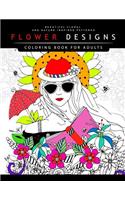 Flower Designs Coloring Books for Adults