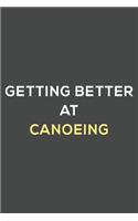 getting better at canoeing