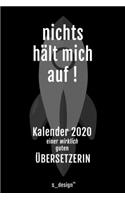 Kalender 2020 für Übersetzer / Übersetzerin