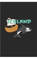 Iceland: 6x9 Whale Watching - grid - squared paper - notebook - notes