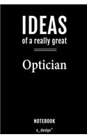 Notebook for Opticians / Optician