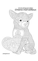 Livre de coloriage pour adultes Chiens merveilleux