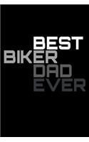 Best Biker Dad Ever: 110 Game Sheets - Four in a Row Fun Blank Games - Soft Cover Book for Kids for Traveling & Summer Vacations - Mini Game - Clever Kids - 110 Lined pa