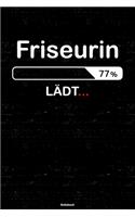 Friseurin Lädt... Notizbuch