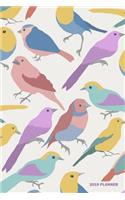 2019 Planner: Budgerigar Parakeet Bird Datebook for Women, Men, Boys & Girls