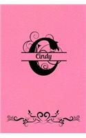 Split Letter Personalized Name Journal - Cindy