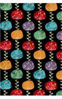 Journal Notebook Abstract Sketchy Trees Pattern 6