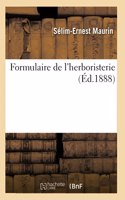 Formulaire de l'Herboristerie