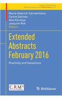 Extended Abstracts February 2016