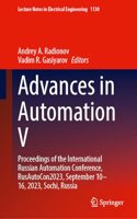 Advances in Automation V