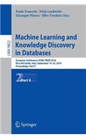 Machine Learning and Knowledge Discovery in Databases