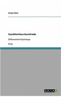 Geschlechtsunterschiede: Differentielle Psychologie(German)