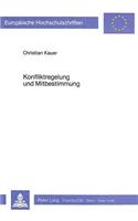 Konfliktregelung Und Mitbestimmung